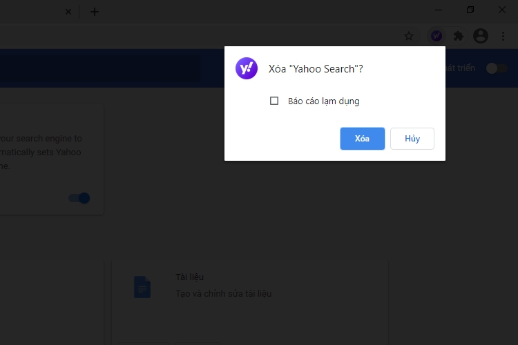 Hướng dẫn cách gỡ bỏ Yahoo Search trên Chrome 4
