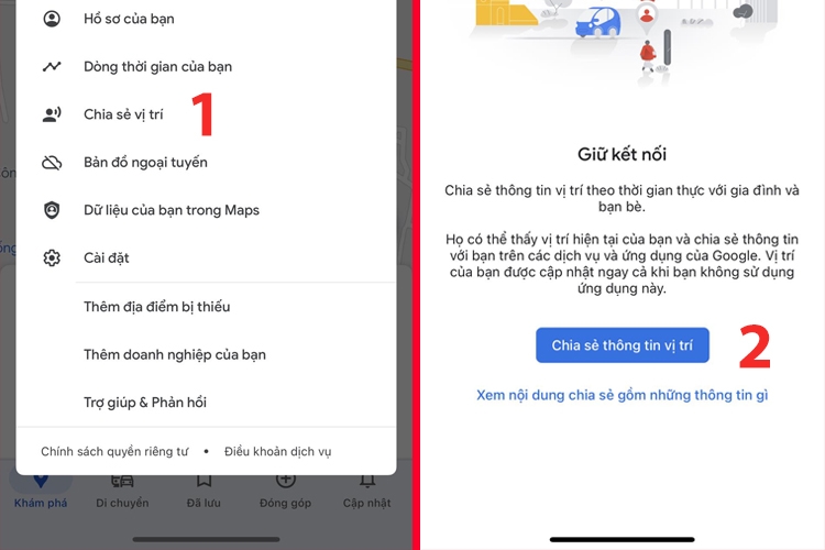 4 cách chia sẻ vị trí trên iPhone (hình 5)