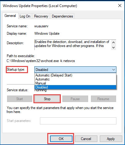 Tắt update Win 10 (2)