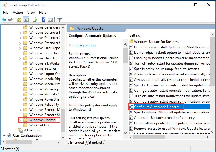 Tắt update Win 10 (4)