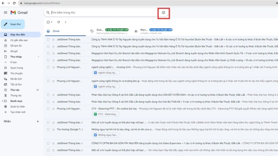 cách tìm lại email cũ 1