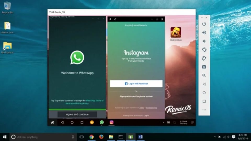 Phần mềm Remix OS Player