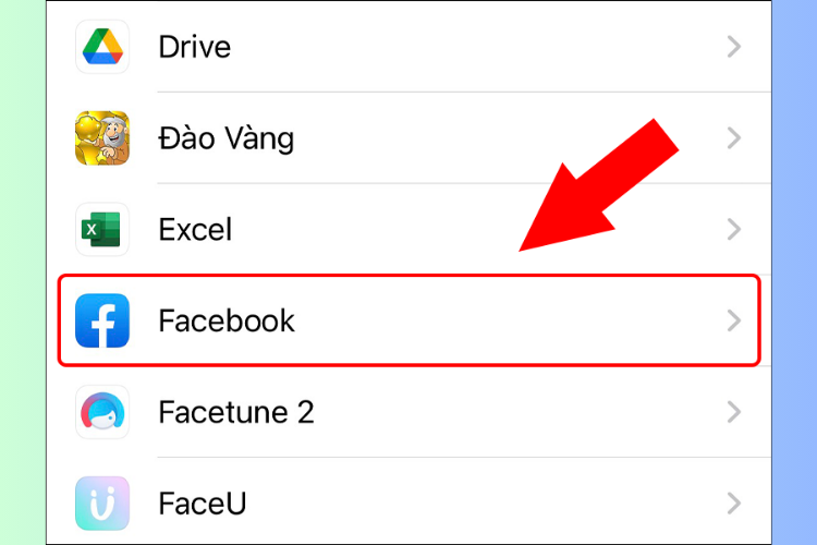tìm bạn bè quanh đây trên Facebook bằng iPhone