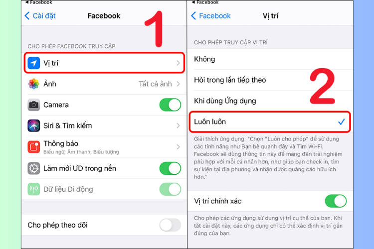 tìm bạn bè quanh đây trên Facebook bằng iPhone 2