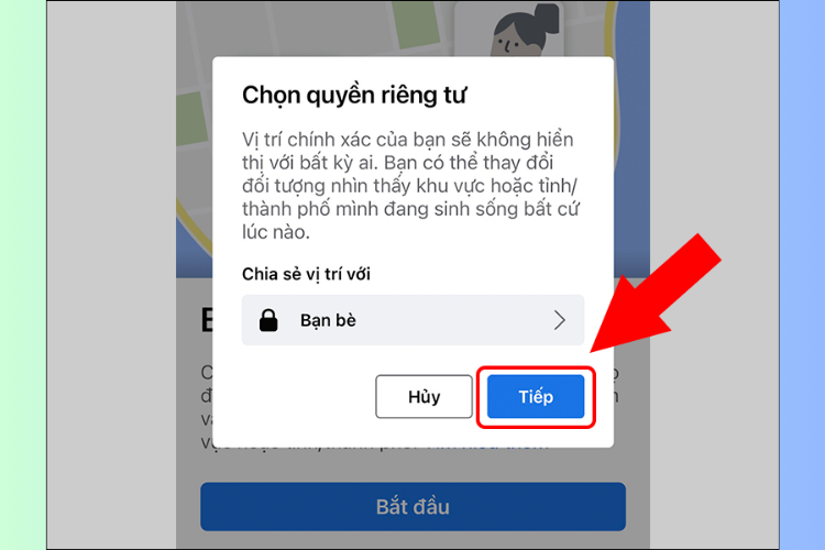 tìm bạn bè quanh đây trên Facebook bằng iPhone 6