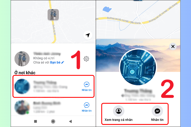 Cách tìm bạn quanh đây trên Facebook bằng điện thoại Android 8