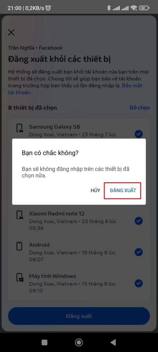 Cách đăng xuất tài khoản Facebook từ xa trên điện thoại (ảnh 9)