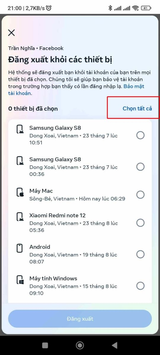 Cách đăng xuất tài khoản Facebook từ xa trên điện thoại (ảnh 8)