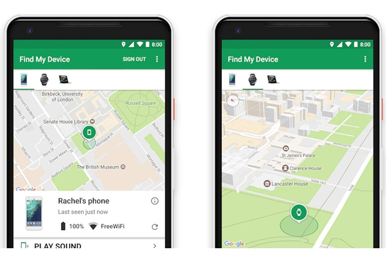 Google Find My Device 2