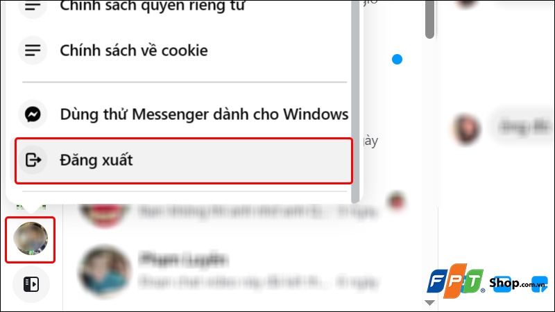 Cách đăng xuất Messenger - hình 25