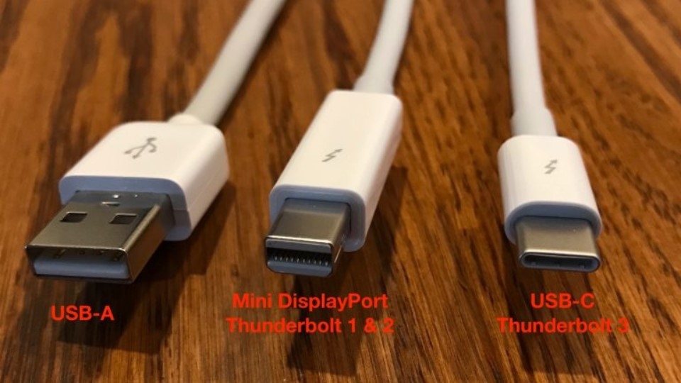 So sánh tốc độ giữa ThunderBolt 1, 2, 3