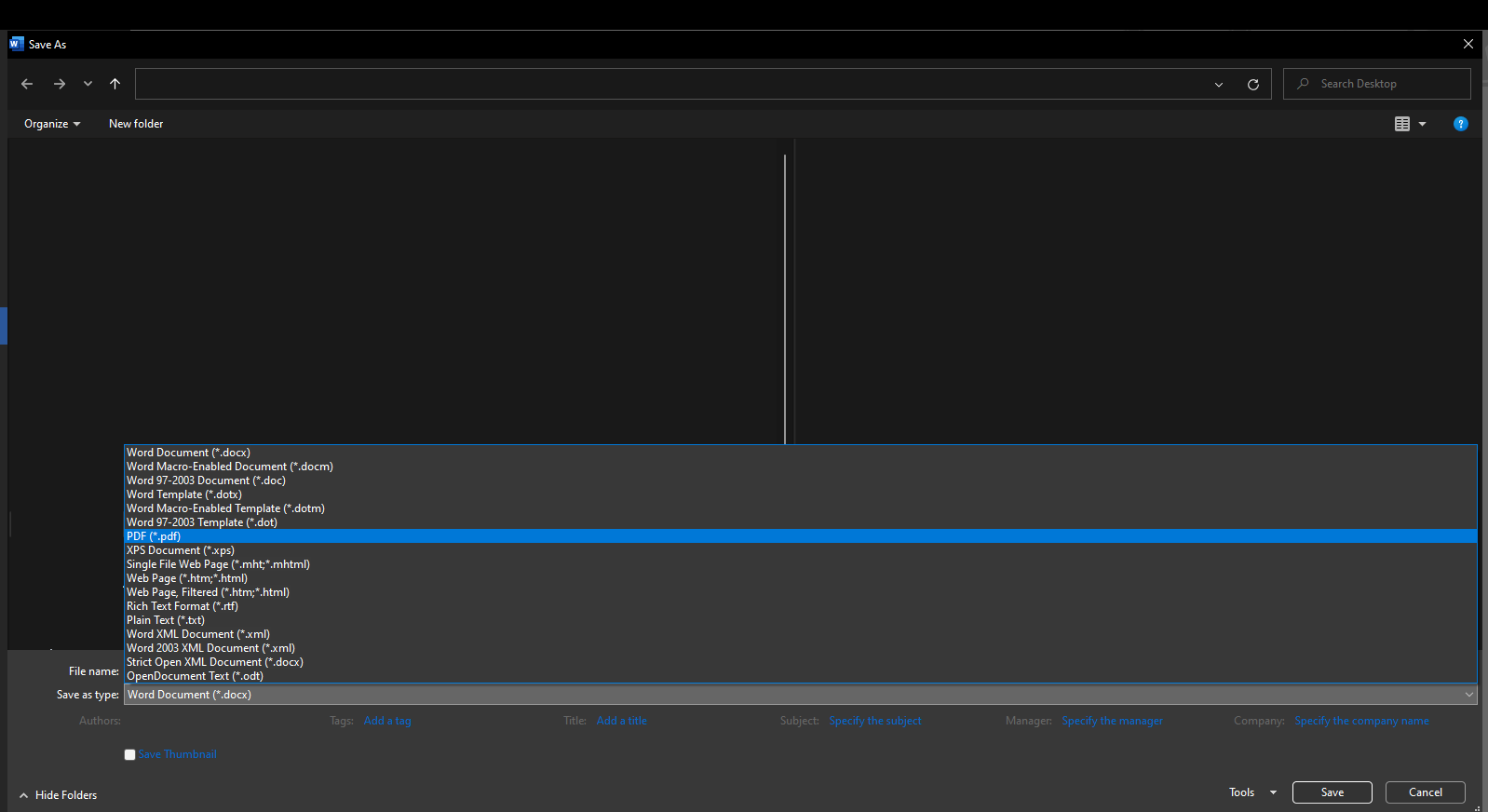 Cách chuyển Word sang PDF bằng phần mềm máy tính