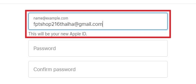 Tạo iCloud bằng tài khoản Gmail 1