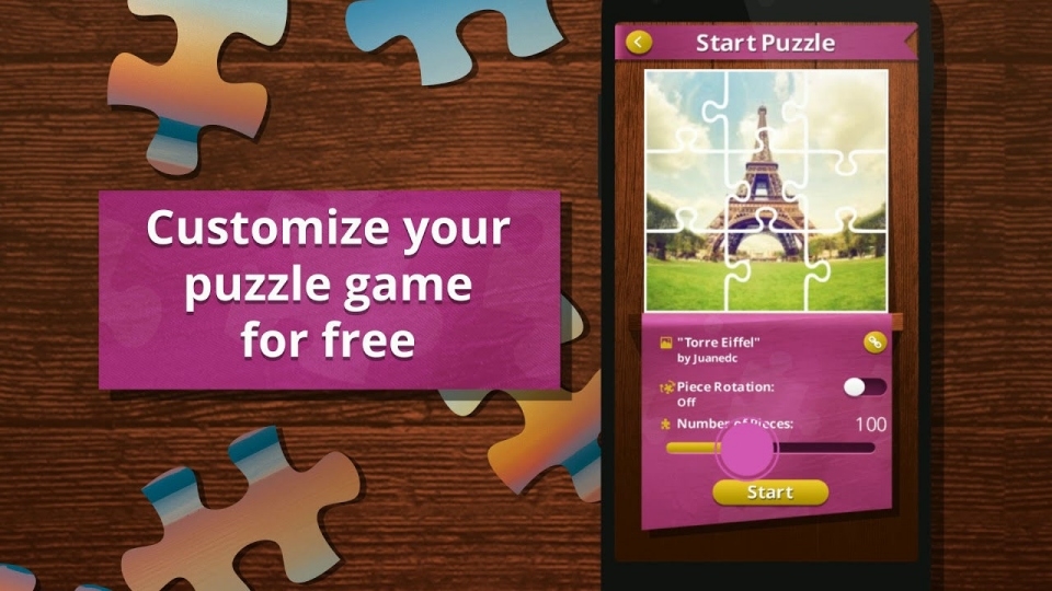 Jigsaw Puzzles Real là tựa game xếp hình tạo thành bức tranh theo hình mẫu