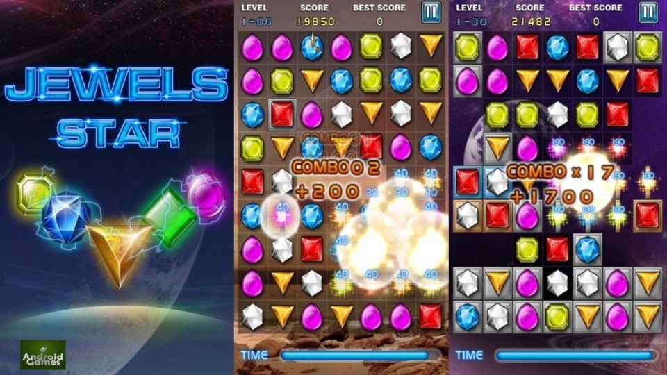 Trong Jewel Star, bạn sẽ vượt qua một level khi lớp băng đã được phá huỷ hoàn toàn, đồng thời thu thập đủ các ngôi sao theo yêu cầu mỗi màn.
