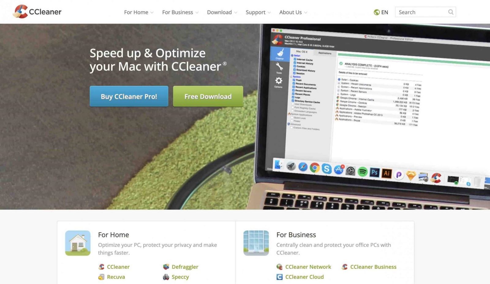 Phần mềm tối ưu Win 10 nổi tiếng -  CCleaner 1