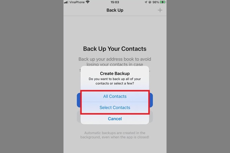 5 cách sao lưu danh bạ iPhone (Hình 17)