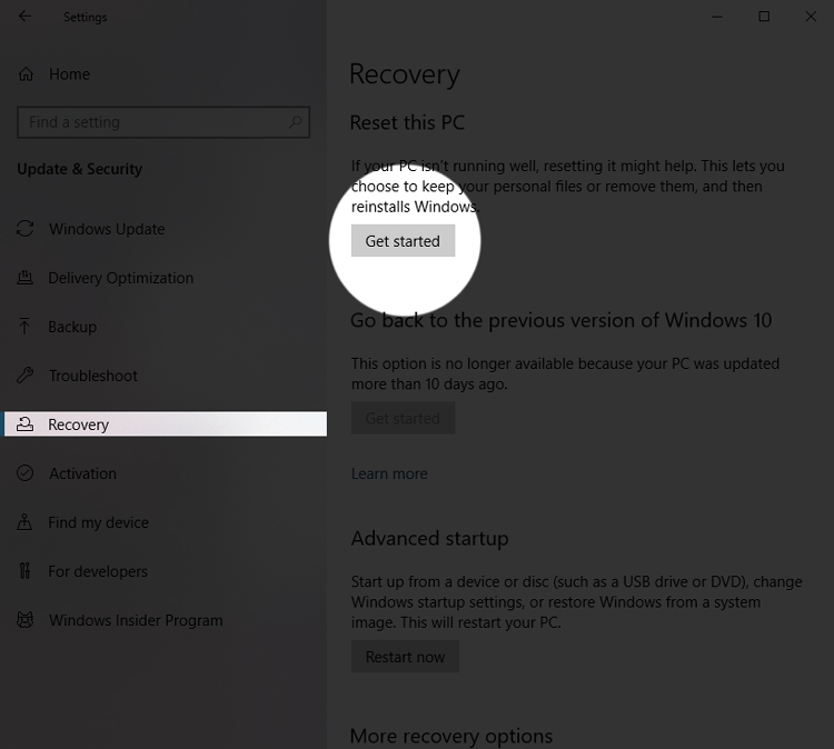 Cách khôi phục cài đặt gốc Windows 10 - ảnh 02