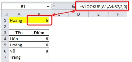 Hàm VLOOKUP