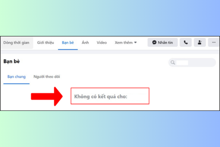Dấu hiệu nhận biết bạn bị chặn Facebook