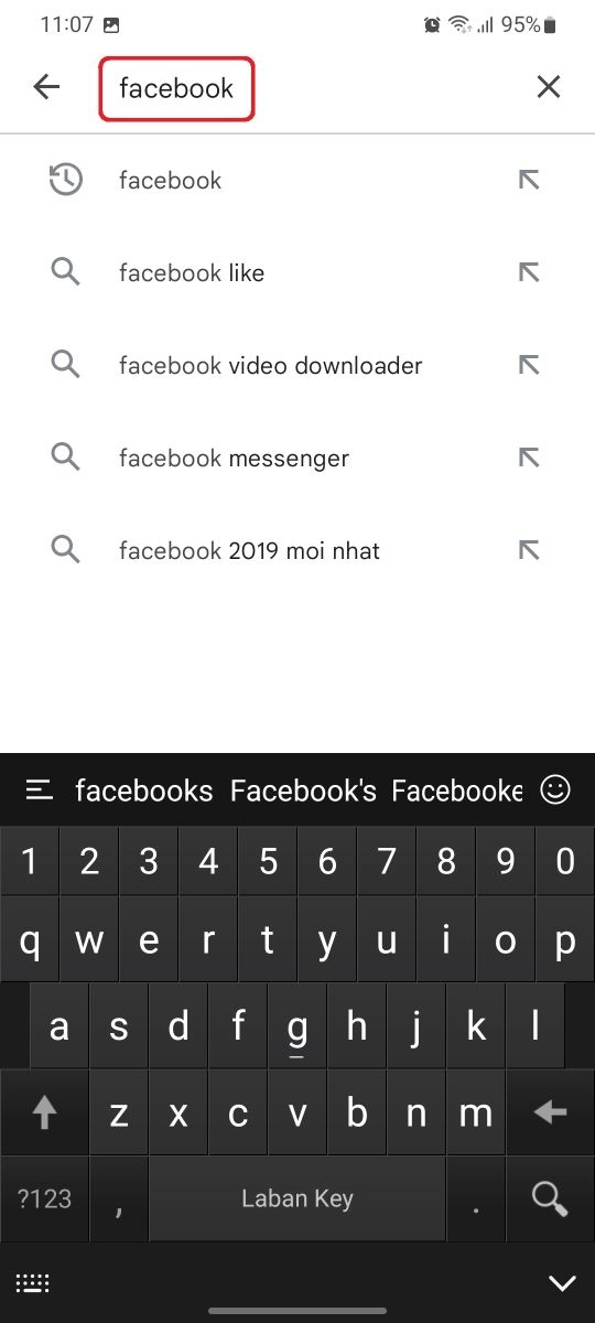 Cách tải Fb 2