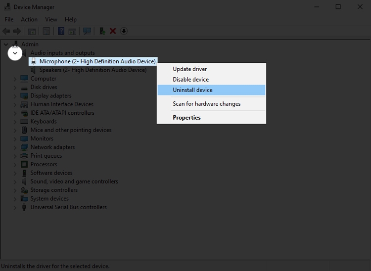 Cách khắc phục lỗi mic laptop không nói được Win 10 - 09