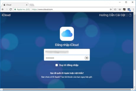 Lấy danh bạ từ iCloud 6