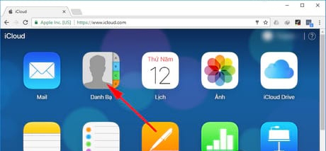 Lấy danh bạ từ iCloud 7