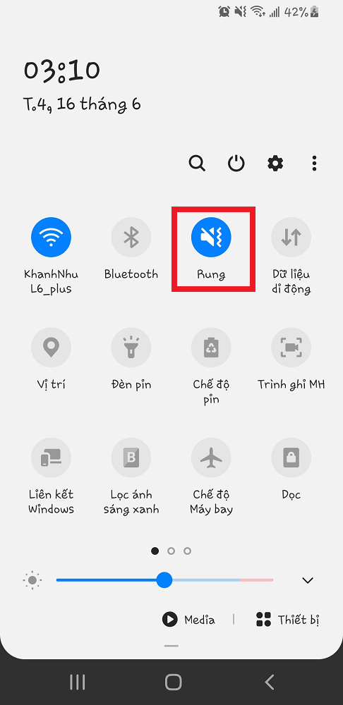 sửa lỗi chế độ rung - hình 1