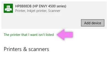 Cách kết nối máy in qua mạng LAN Win 10