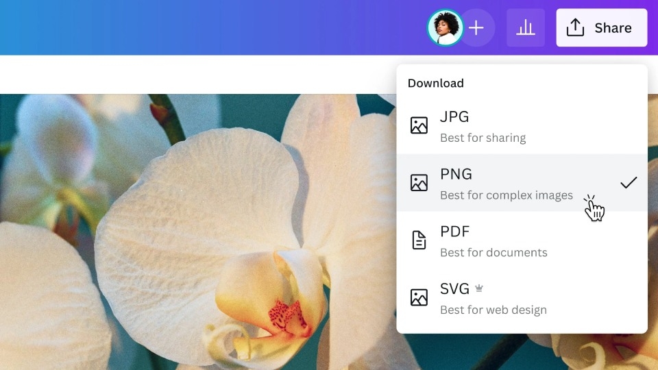 Người dùng dễ dàng sử dụng PNG