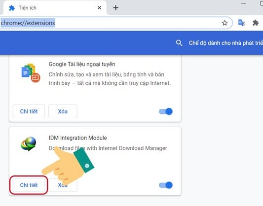 Hướng dẫn cách thêm IDM vào Chrome 2
