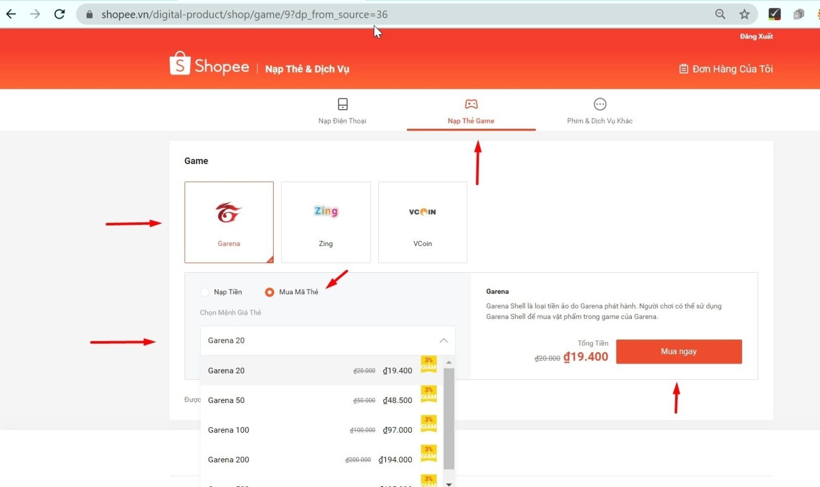 Hướng Dẫn Nạp Thẻ Liên Quân Đơn Giản, Nhanh Chóng và An Toàn