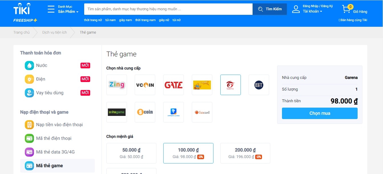 Hướng Dẫn Nạp Thẻ Liên Quân Đơn Giản, Nhanh Chóng và An Toàn