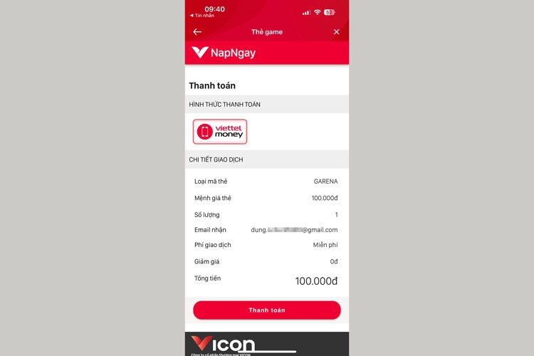 Hướng dẫn nạp thẻ Liên Quân đơn giản, nhanh chóng và an toàn - hình 15