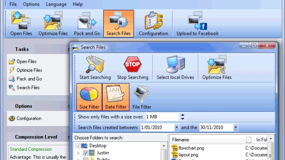 FILEminimizer Pictures