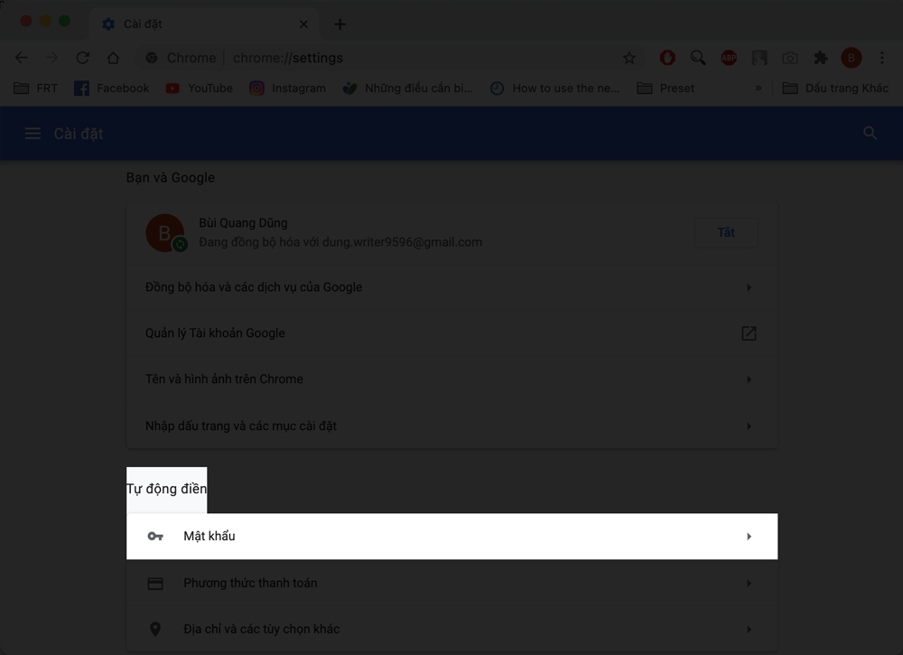 Cách xem mật khẩu đã lưu trên Google Chrome 4
