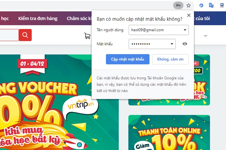 Cách xem mật khẩu đã lưu trên Google Chrome 9