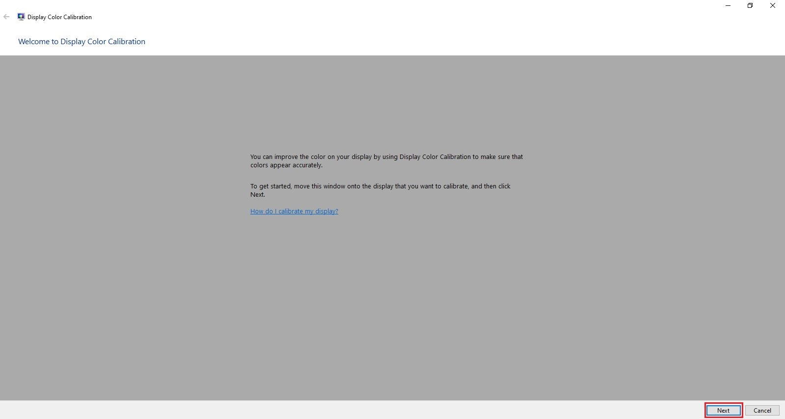 Hướng dẫn cách chỉnh màu màn hình laptop Win 10 4