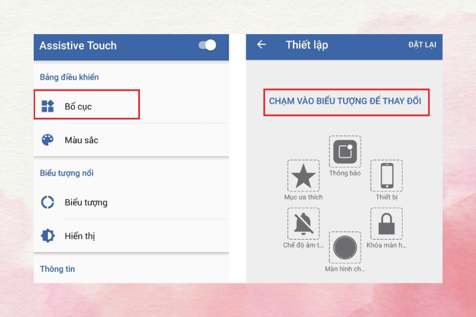 Bạn có thể tùy chỉnh bố cục và số lượng của nút home trên điện thoại Android