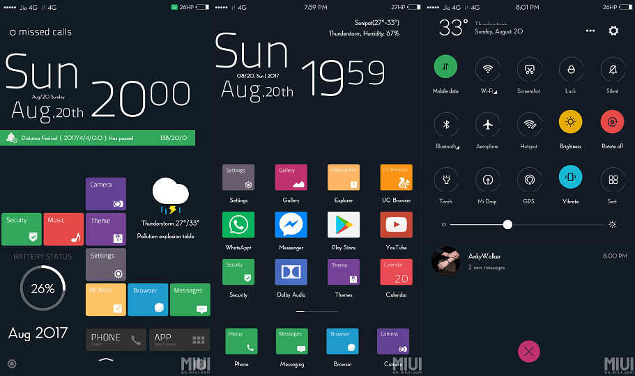 hệ điều hành MIUI của Xiaomi