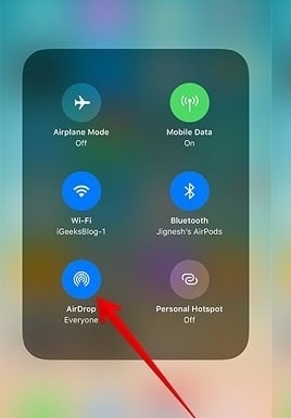 mở AirDrop trên iPhone 8 và iPhone X mở AirDrop trên iPhone 8 và iPhone X