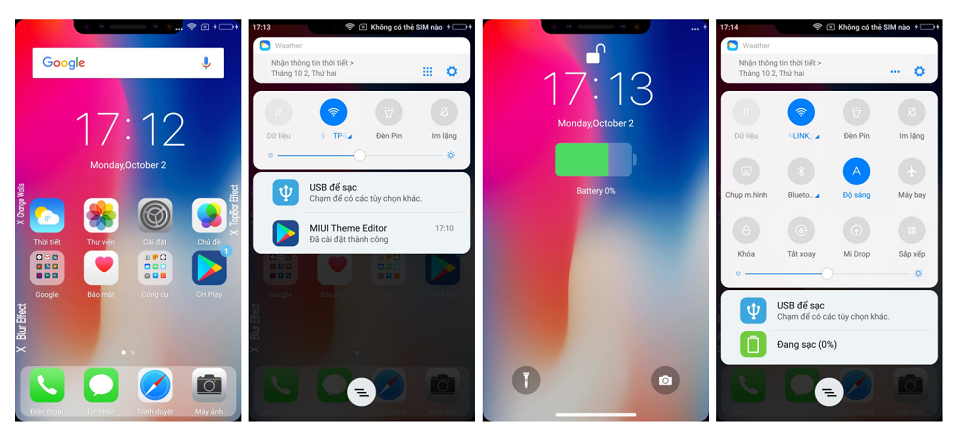 cài đặt giả lập giao diện iPhone X cho android cài đặt giả lập giao diện iPhone X cho android