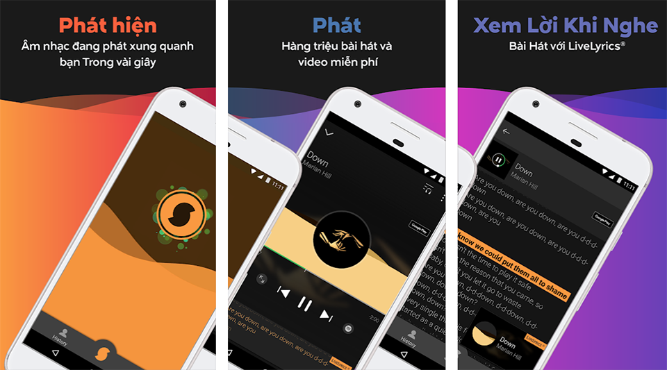5 ứng dụng tìm kiếm bài hát tốt nhất 02