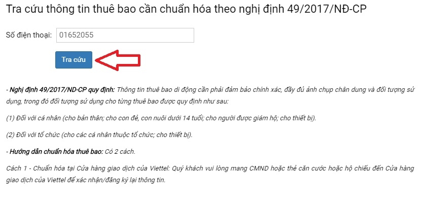 Cách để kiểm tra thông tin sim Viettel (Ảnh 1)