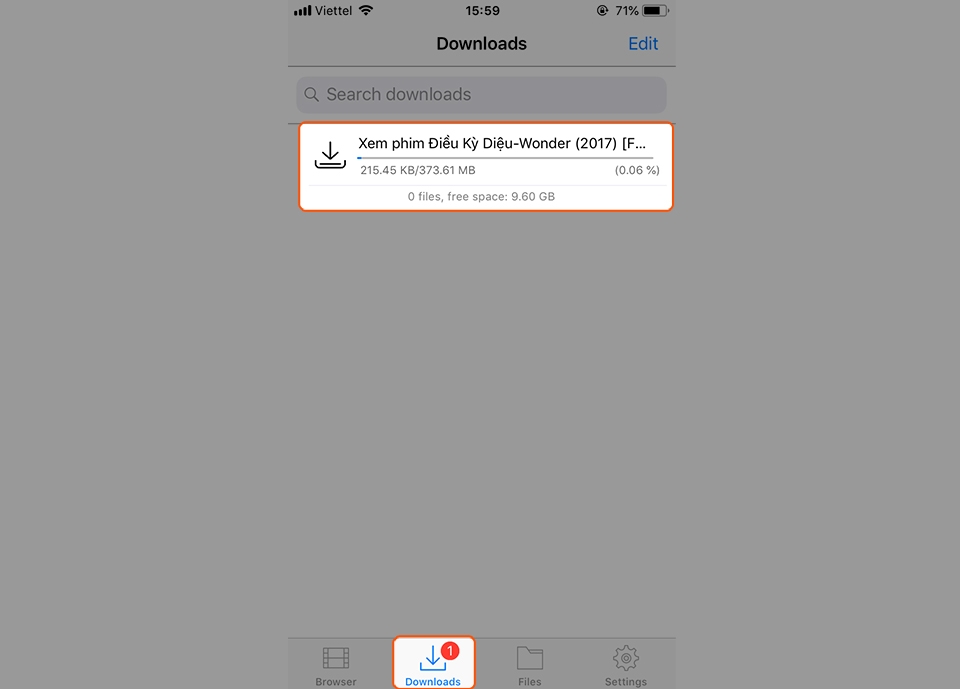 Thủ thuật tải phim/video để xem offline trên iPhone (Ảnh 5) Thủ thuật tải phim/video để xem offline trên iPhone (Ảnh 5)