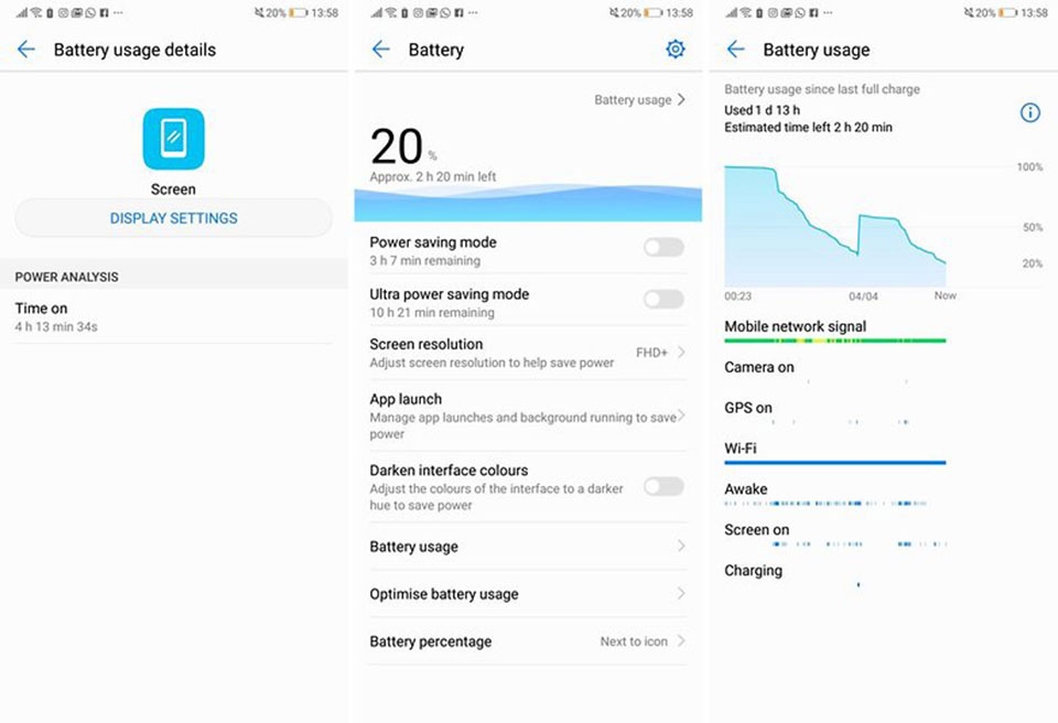 Đánh giá pin Huawei P20 Pro