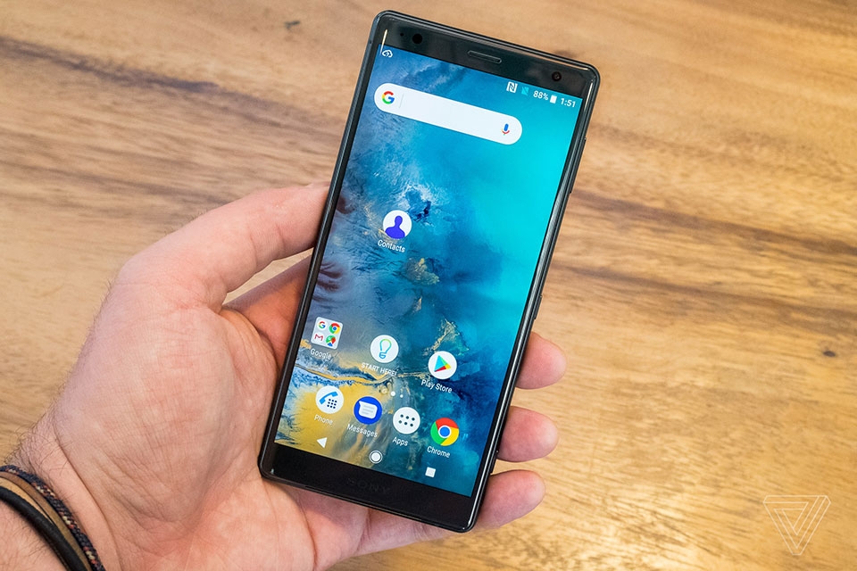 Đánh giá khả năng hiển thị của Sony Xperia XZ2