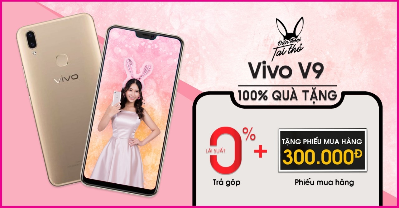 Vivo V9 Dễ dàng sở hữu Vivo V9 với chỉ từ 2,4 triệu đồng tại FPT Shop