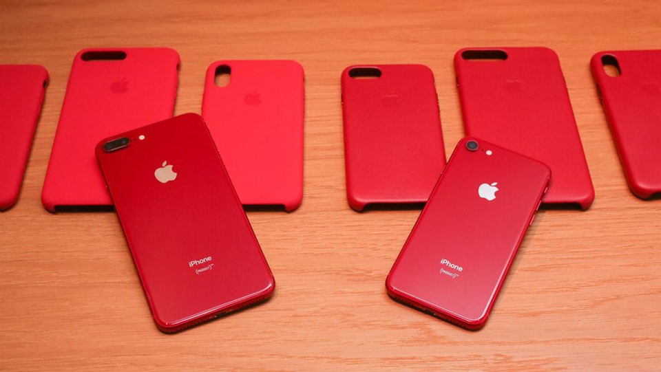 Trên tay iPhone 8 RED và iPhone 8 Plus RED